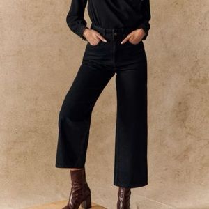 Sézane Le Crop Denim